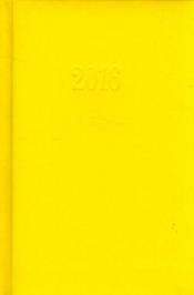 Kalendarz 2016 Książkowy B6D żółty - <br />