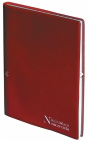 Kalendarz nauczyciela B6 2018/2019 tyg.PCV bordo
