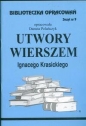 Biblioteczka Opracowań Utwory wierszem Ignacego Krasickiego - Danuta Polańczyk