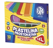 Plastelina Astra prostokątna, 12 kolorów (303117001)