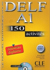 DELF A1 150 activites Nouveau diplome ksiażka + CD audio - Lescure Richard, Gadet Emmanuelle, Vey Pauline