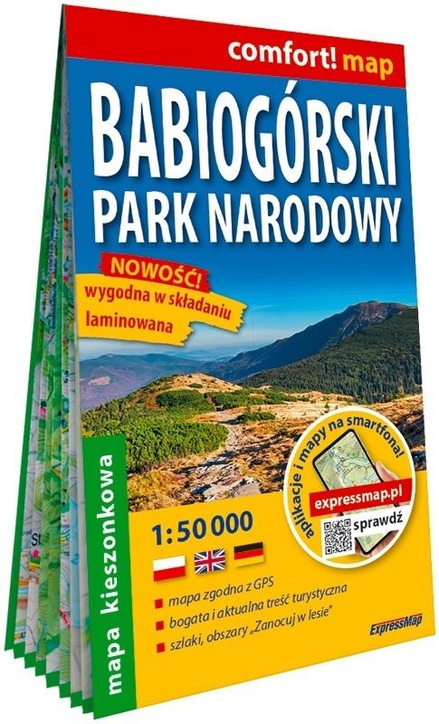 <img src='https://webimage.pl/pics/405/3/d9788383553405.jpg' style='height:440px' /> Comfort! map Babiogórski Park Narodowy 1:50 000
