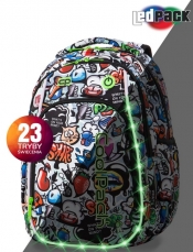 Coolpack - Strike S - Plecak szkolny - Led Graffiti (A18201)