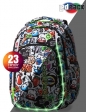 Coolpack - Strike S - Plecak szkolny - Led Graffiti (A18201)