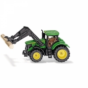 John Deere z chwytakiem do bali drzewa (S1540)