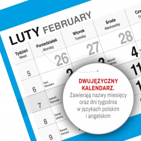 Kalendarz 2026 Trójdzielny - Widok