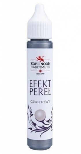 Pisak z efektem perłowym grafitowy 30ml