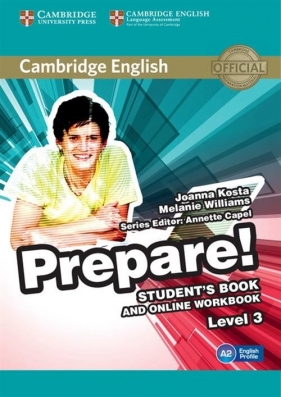 Cambridge English Prepare! 3 Student's Book + online workbook - Kosta Joanna , Williams Melanie