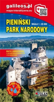 Mapa turystyczna - Pieniński PN 1:25 000 laminat - Opracowanie zbiorowe