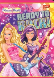 Zeszyt Barbie A5 w kratkę 16 kartek Ready to Rock - <br />
