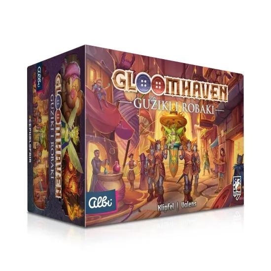 <img src='https://webimage.pl/pics/405/8/d8590228118059.jpg' style='height:440px' /> Gloomhaven. Guziki i robaki