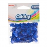 Cekiny błyszczące niebieskie 8mm 10g