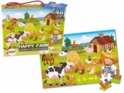Puzzle dla dzieci Farma Zwierzęta 48el