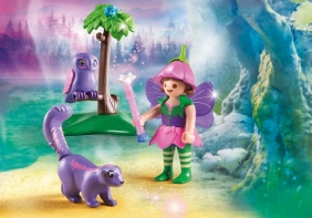 Playmobil Fairies: Mała wróżka z sową i skunksem (9140)