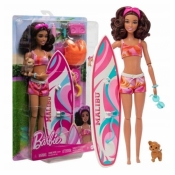 Barbie Lalka z deską surfingową (HPL69)