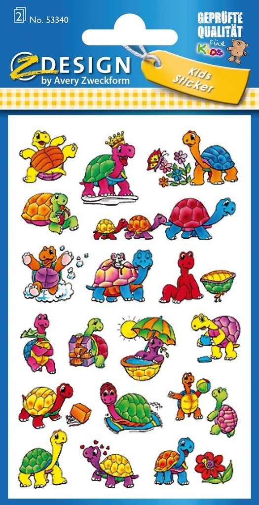 Naklejki dla dzieci - żółwiki (53340)