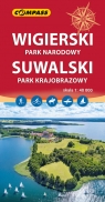 Mapa Wigierski Park Narodowy, Suwalski Park Krajobrazowy