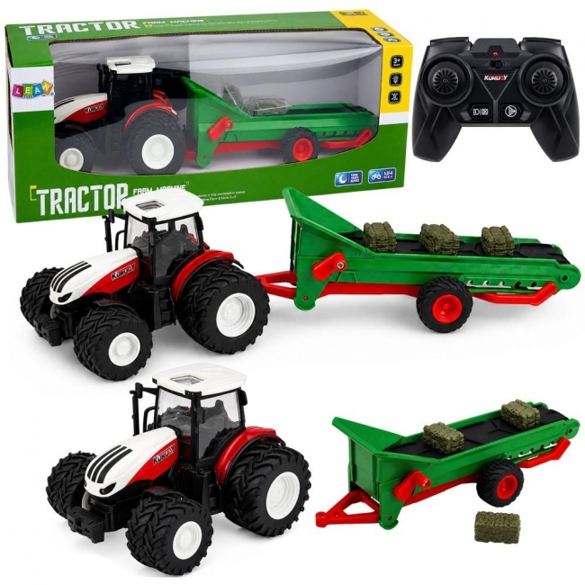<img src='https://webimage.pl/pics/406/5/d5907990205406.jpg' style='height:440px' /> Traktor z taśmociągiem R/C 1:24