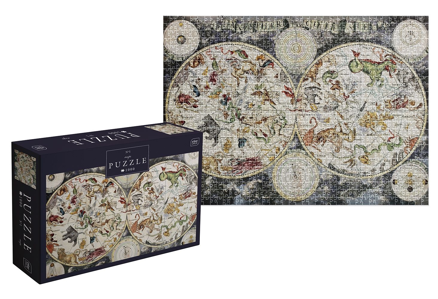 Interdruk, Puzzle 1000: Map 1 - Celestial Planisphere