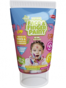 Farba dla malowania palcami różowa 65ml