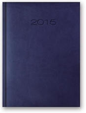 Kalendarz 2015 A5 21T Virando tygodniowy granatowy - <br />