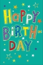 Karnet Urodziny - Vibrant B-Day
