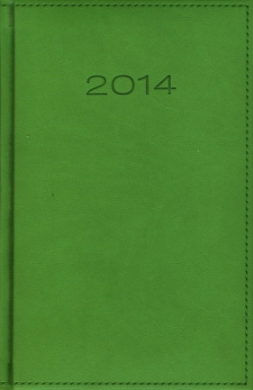 Kalendarz 2014 B6 41D Jasnozielony - <br />