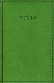 Kalendarz 2014 B6 41D Jasnozielony - <br />