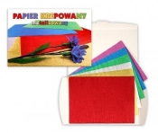Papier metalizowany krepowany 6 kolorów C5
