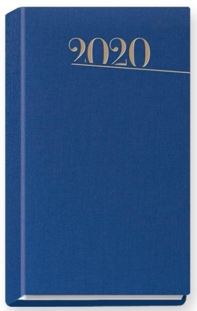 Terminarz 2020 Tygodniowy Standard niebieski