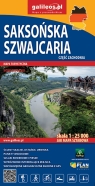 Saksońska Szwajcaria - część zachodnia. Mapa turystyczna w skali 1:25 000 Opracowanie zbiorowe