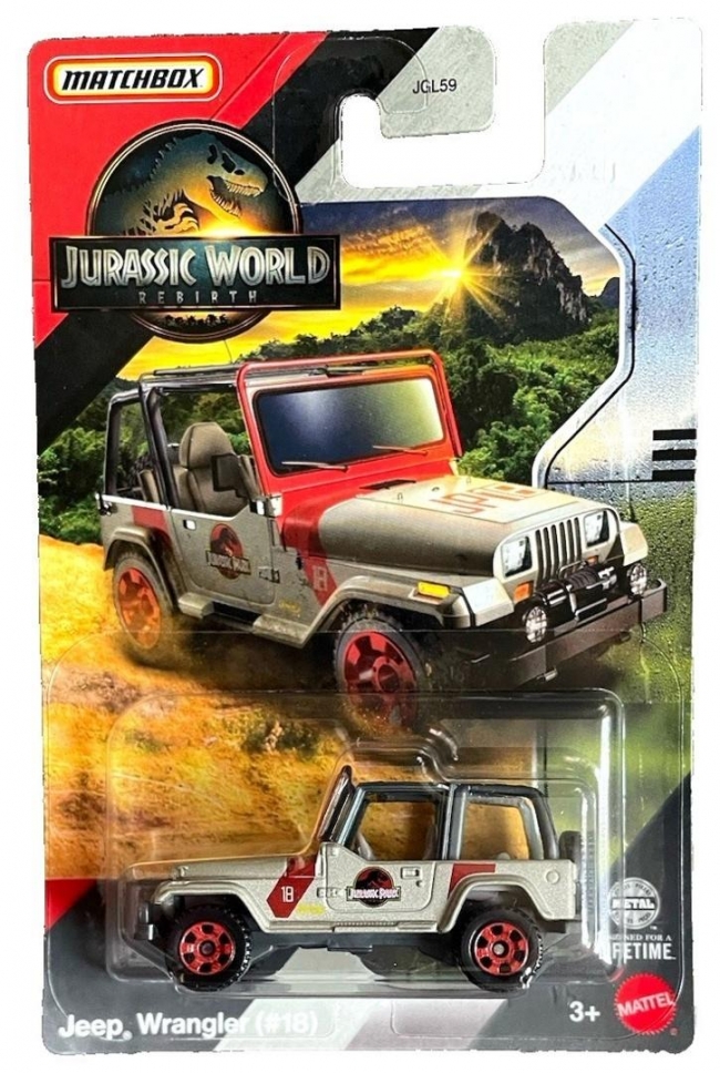 Matchbox Jurassic World Metalowy samochód