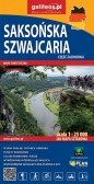 Saksońska Szwajcaria - część zachodnia. Mapa turystyczna w skali 1:25 000 - Opracowanie zbiorowe