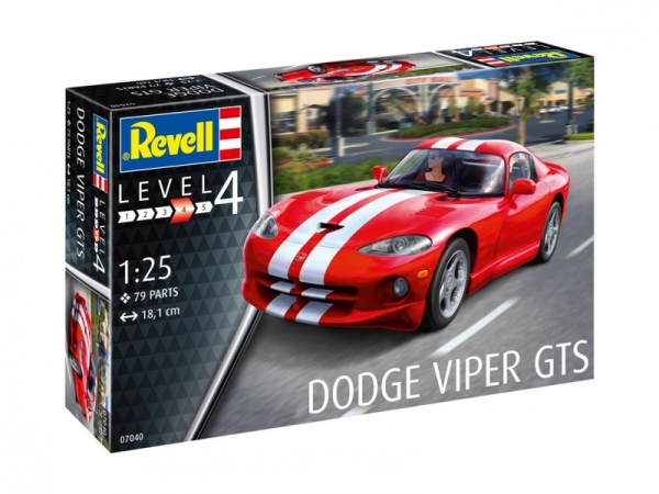 Model plastikowy Samochód Dodge Viper GTS (07040)