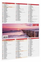 Kalendarz 2018 listkowy dwustronny MIX AVANTI