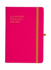 Kalendarz Pedagoga 2026/2027 A5 tygodniowy Salsa - różowy