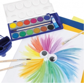 Zestaw pędzli Pelikan - 5 płaskich + 5 okrągłych