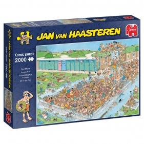 Puzzle 2000: Haasteren - Tłumy na basenie (20040)