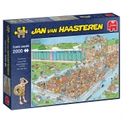 Puzzle 2000: Haasteren - Tłumy na basenie (20040)