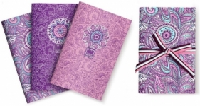MN Purple&Pale Zeszyt A6/32 strony gładki 3szt