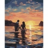 Malowanie po numerach BRUSHME 40x50cm Kochankowie o świcie