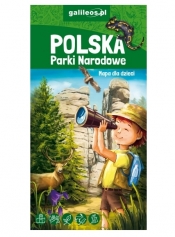 Polska Parki Narodowe - mapa dla dzieci