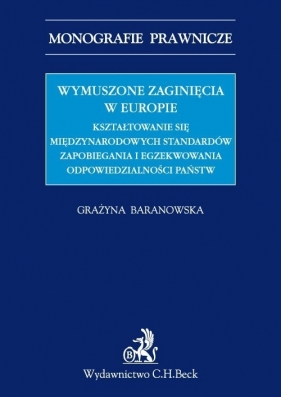 Wymuszone zaginięcia w Europie - Grażyna Baranowska