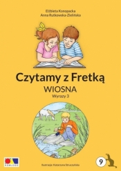 Czytamy z Fretką cz.9 Wiosna. Wyrazy 3 - Kat, Anna Rutkowska-Zielińska, Elżbieta Konopacka