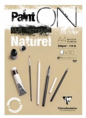 Blok Paint on natural A4/30K 250g