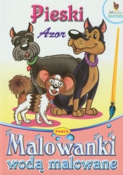Pieski Azor Malowanki wodą malowane