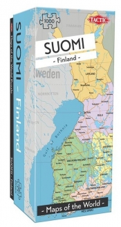 Puzzle Mapa Finlandii 1000
