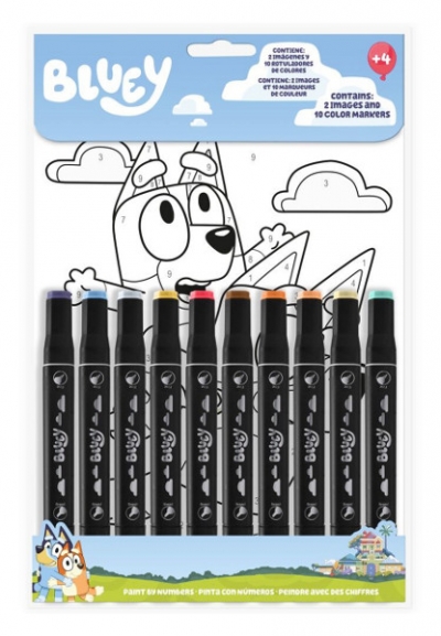 Malowanie po numerach Bluey
