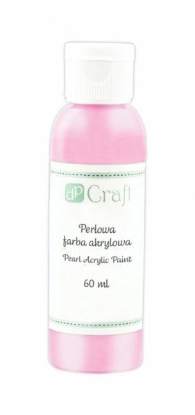 Perłowa farba akrylowa, 60 ml - pink (DPFP-002)