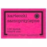  Karteczki samoprzylepne Fluo 50x75mm 100K róż